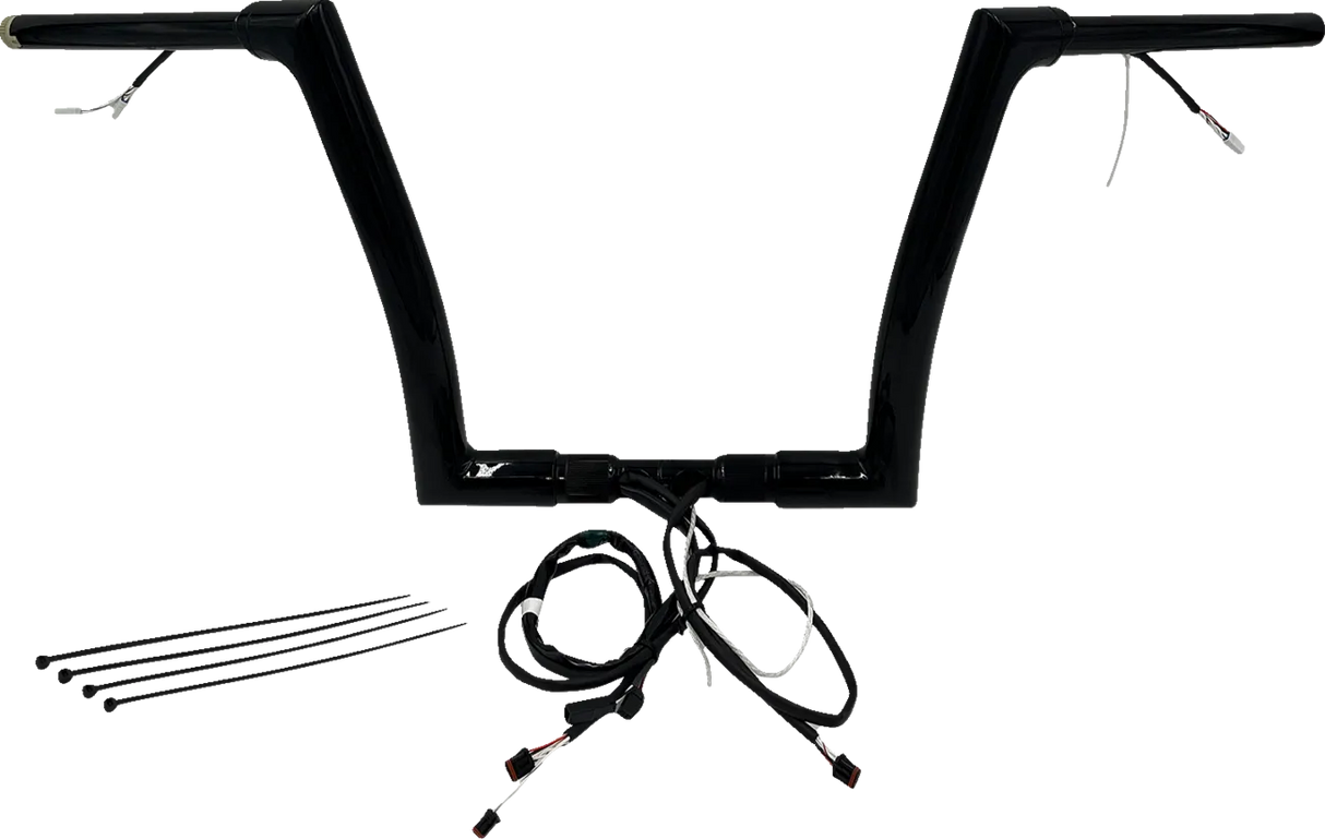 EZ Install Wired 1-1/2" Flat Top Handlebar Kit - Road Glide & CVO 2015