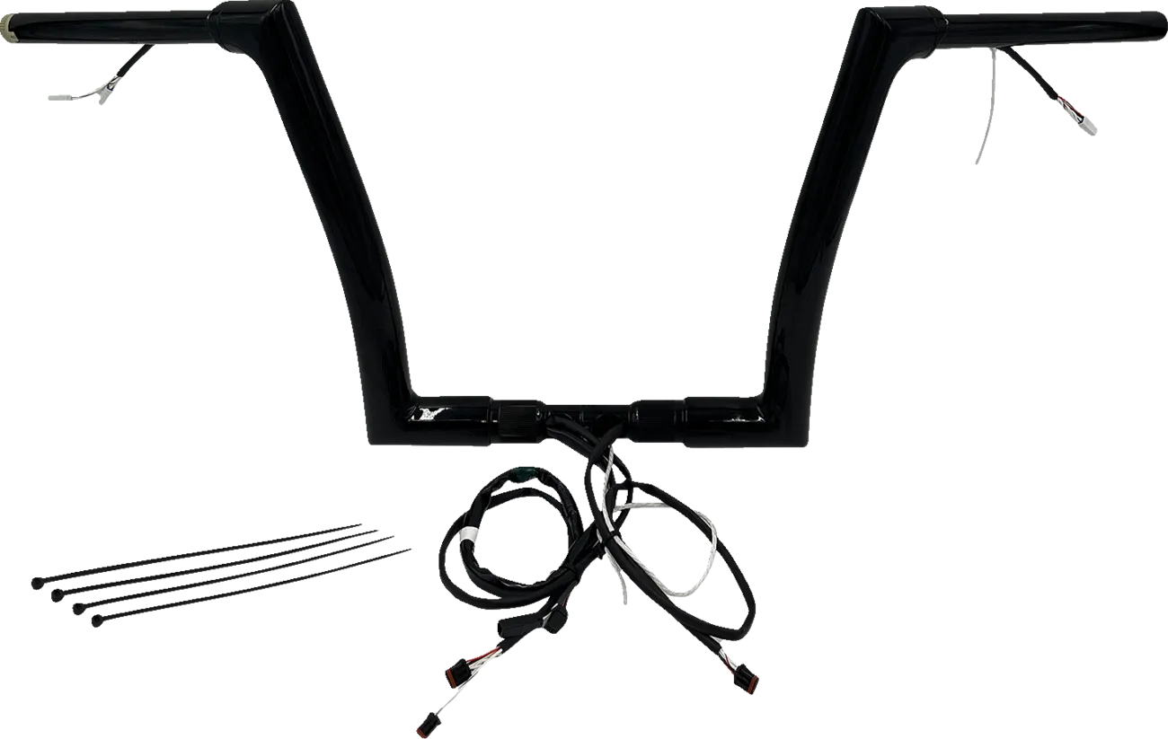 EZ Install Wired 1-1/2" Flat Top Handlebar Kit - Road Glide & CVO 2015