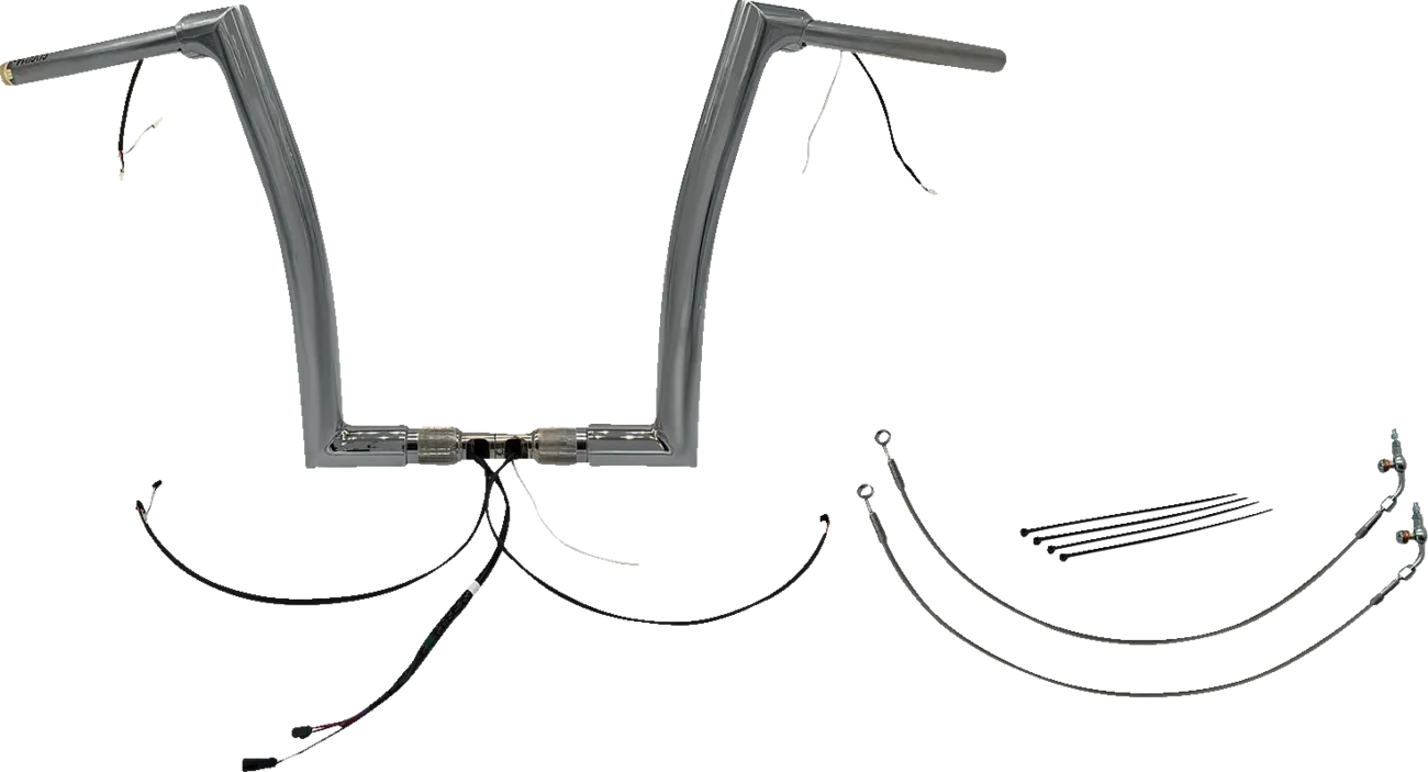 EZ Install Wired 1-1/2" Flat Top Handlebar Kit - Road Glide & CVO 2015