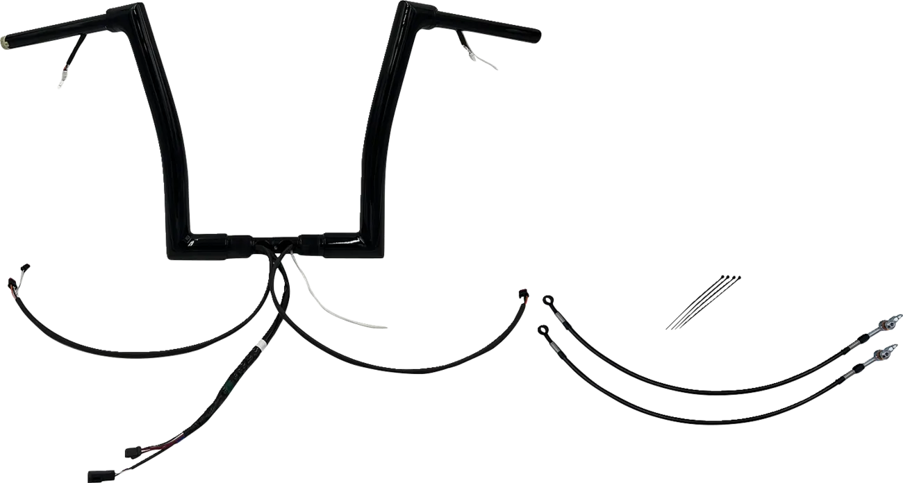 EZ Install Wired 1-1/2" Flat Top Handlebar Kit - Road Glide & CVO 2015