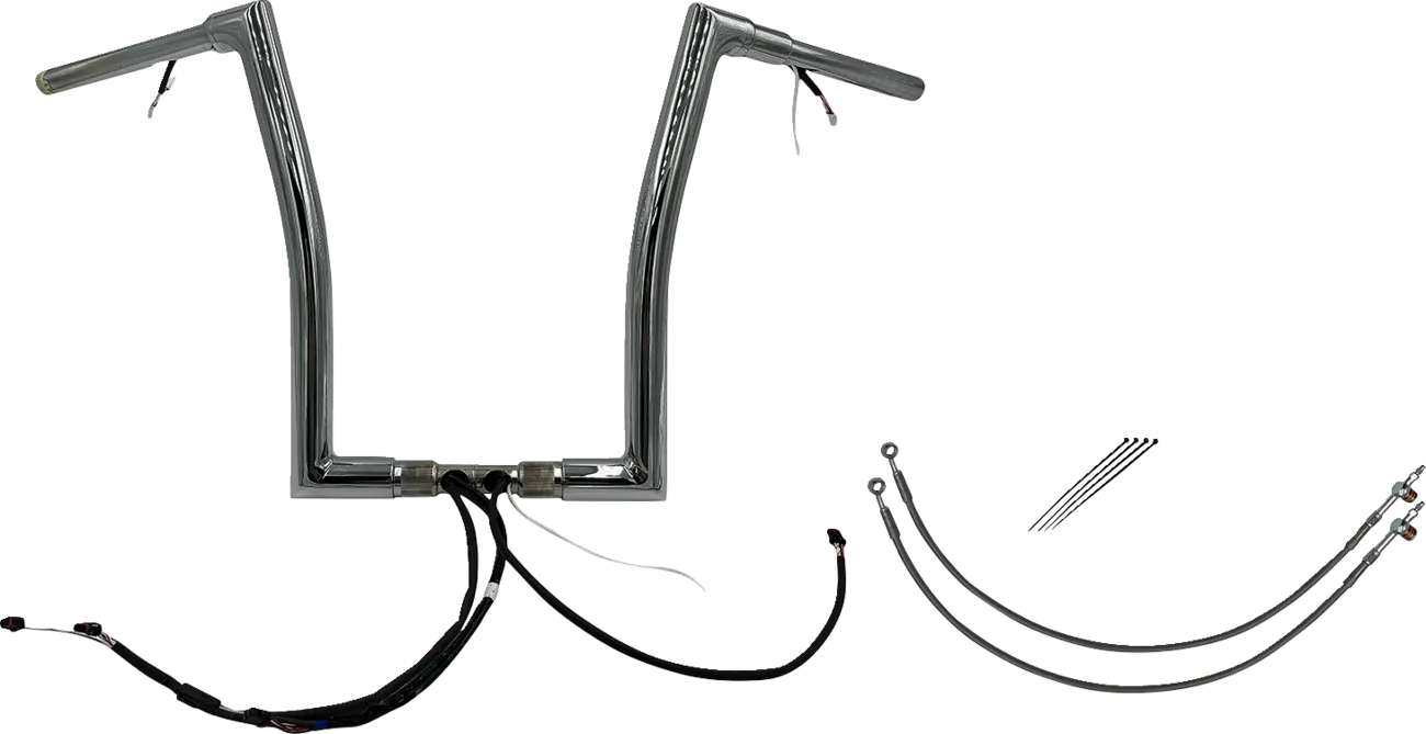 EZ Install Wired 1-1/2" Flat Top Handlebar Kit - Road Glide & CVO 2015