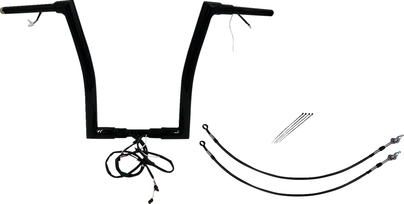 EZ Install Wired 1-1/2" Flat Top Handlebar Kit - Road Glide & CVO 2015