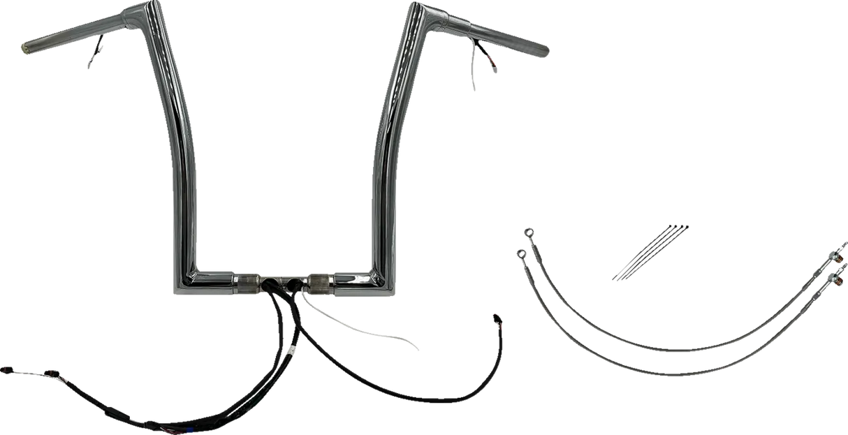 EZ Install Wired 1-1/2" Flat Top Handlebar Kit - Road Glide & CVO 2016-2020