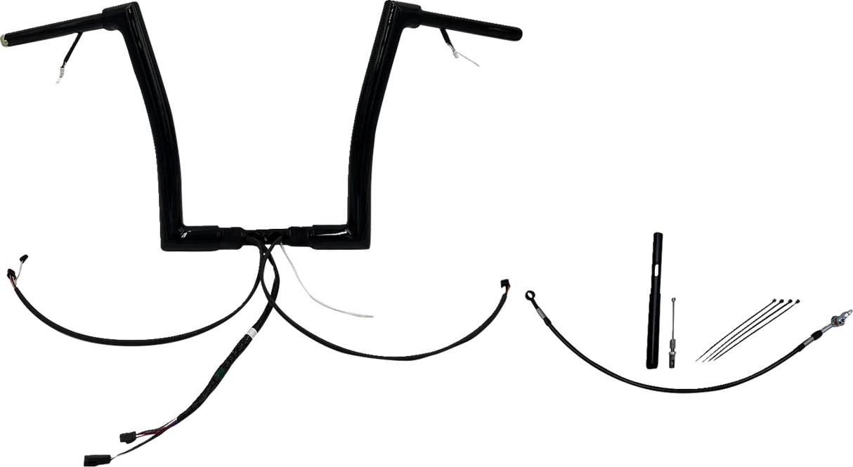 EZ Install Wired 1-1/2" Flat Top Handlebar Kit - Road Glide Special & Custom 2021-2022
