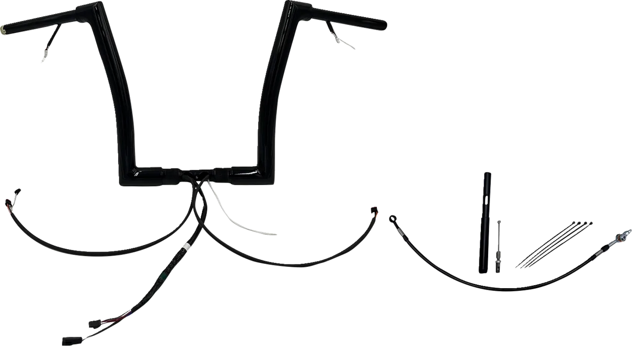 EZ Install Wired 1-1/2" Flat Top Handlebar Kit - Road Glide Special & Custom 2021-2022
