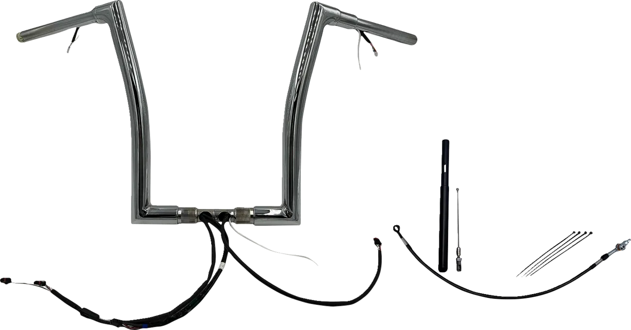 EZ Install Wired 1-1/2" Flat Top Handlebar Kit - Road Glide Special & Custom 2021-2022