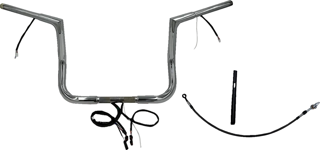 1-1/4" EZ Install Flat Top Handlebar Kit - Electra, Street & Tri Glide 2021-2022