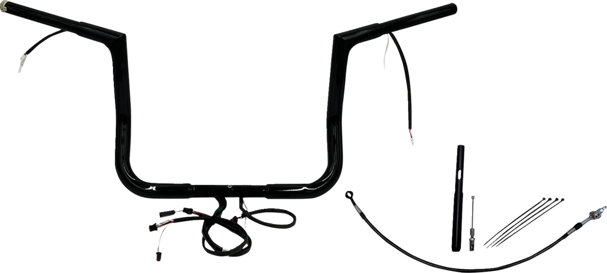 1-1/4" EZ Install Flat Top Handlebar Kit - Electra, Street & Tri Glide 2021-2022