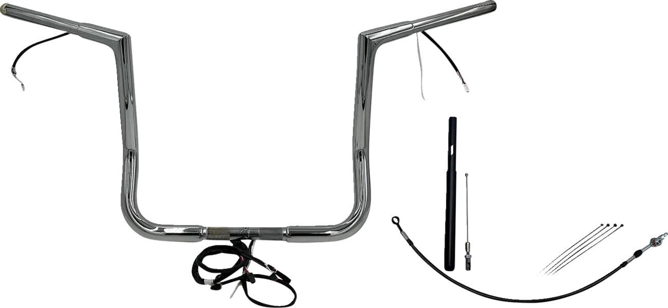 1-1/4" EZ Install Flat Top Handlebar Kit - Electra, Street & Tri Glide 2021-2022