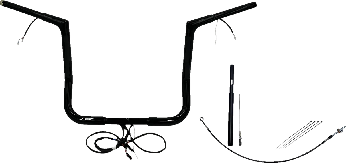 1-1/4" EZ Install Flat Top Handlebar Kit - Electra, Street & Tri Glide 2021-2022