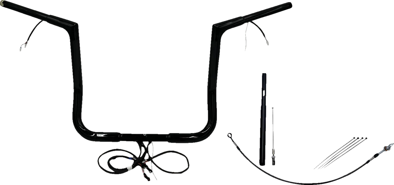 1-1/4" EZ Install Flat Top Handlebar Kit - Electra, Street & Tri Glide 2021-2022