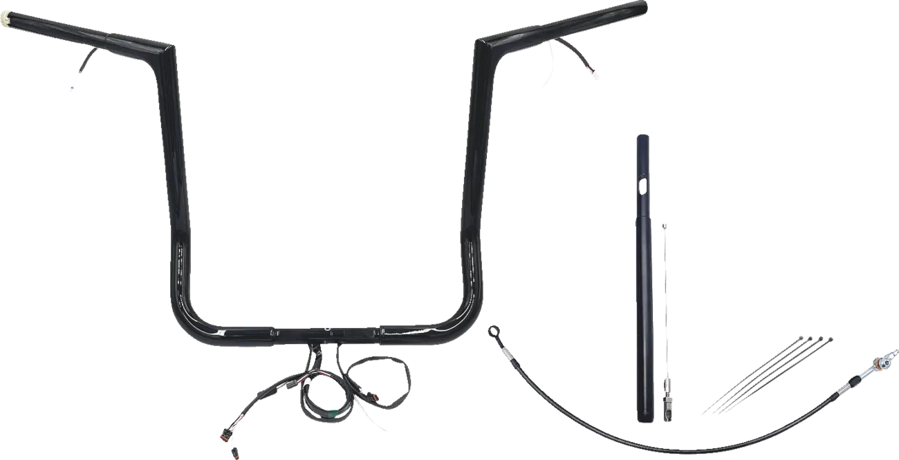 1-1/4" EZ Install Flat Top Handlebar Kit - Electra, Street & Tri Glide 2021-2022