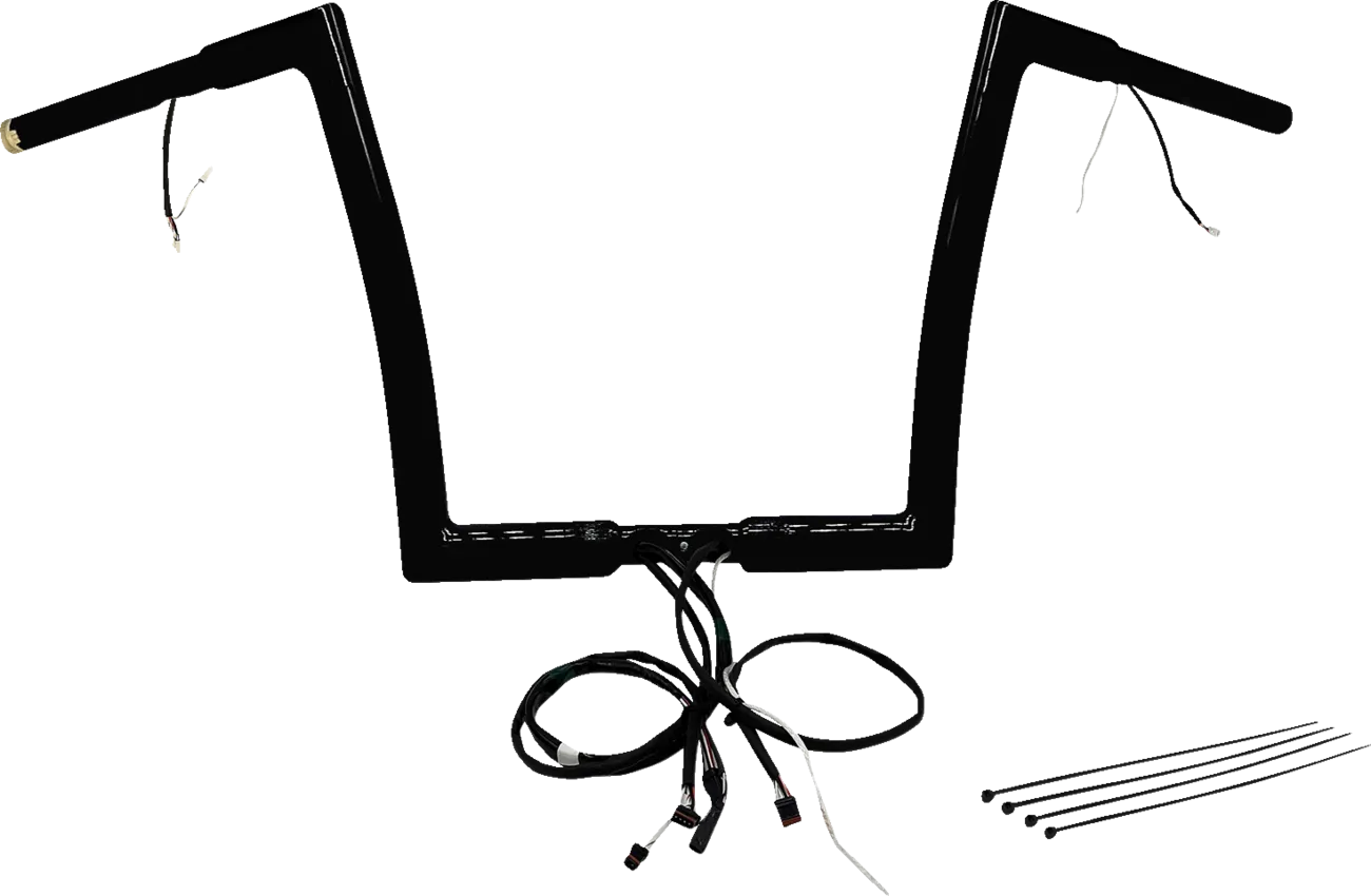 EZ Install Wired 1-1/4" Flat Top Handlebar Kit - Road Glide & CVO 2015