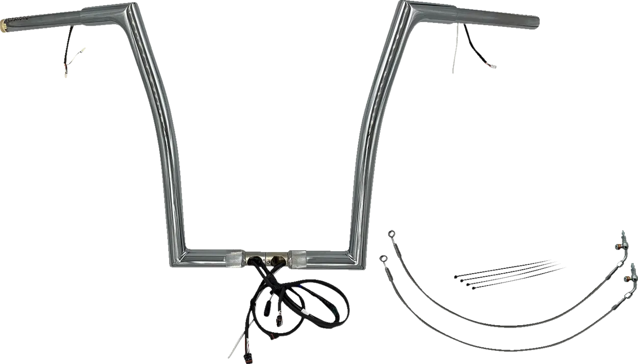 EZ Install Wired 1-1/4" Flat Top Handlebar Kit - Road Glide & CVO 2015