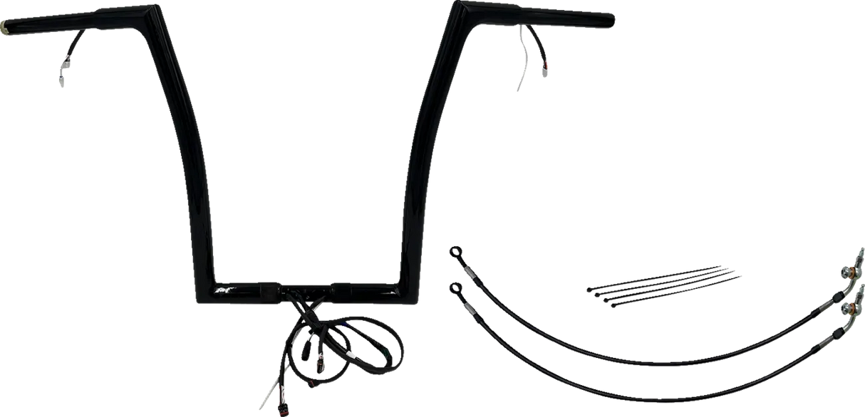EZ Install Wired 1-1/4" Flat Top Handlebar Kit - Road Glide & CVO 2015