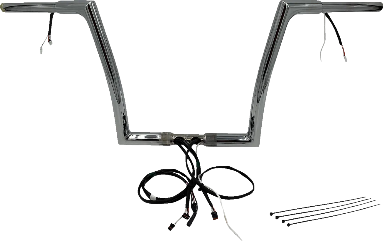 EZ Install Wired 1-1/2" Flat Top Handlebar Kit - Road Glide Special & Custom 2016-2023