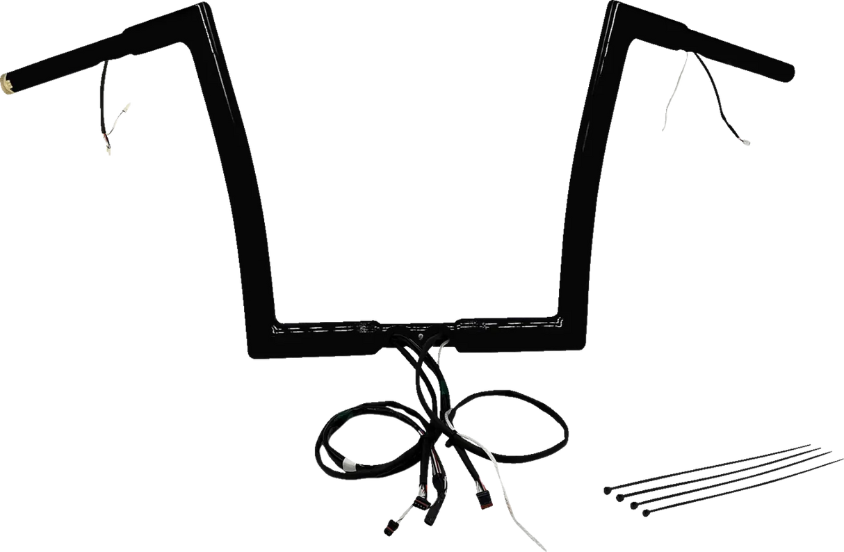 EZ Install Wired 1-1/2" Flat Top Handlebar Kit - Road Glide Special & Custom 2016-2023