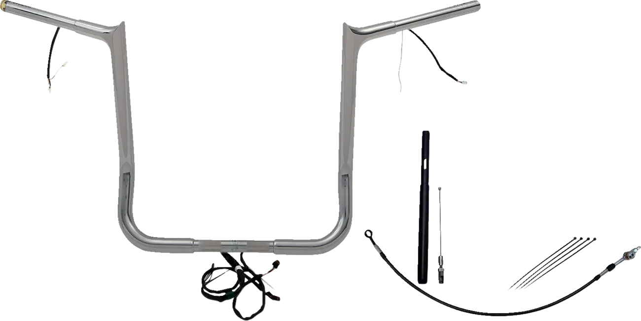 EZ Install Wired 1-1/4" Pointed Top Handlebar Kit - Electra, Street & Tri Glide 2021-2022