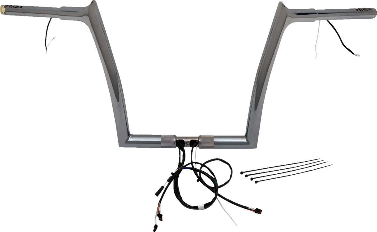 EZ Install Wired 1-1/4" Pointed Top Handlebar Kit - Road Glide & CVO 2015