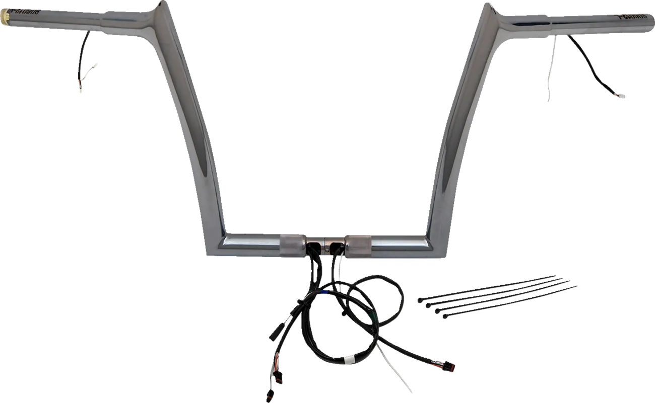 EZ Install Wired 1-1/4" Pointed Top Handlebar Kit - Road Glide & CVO 2015