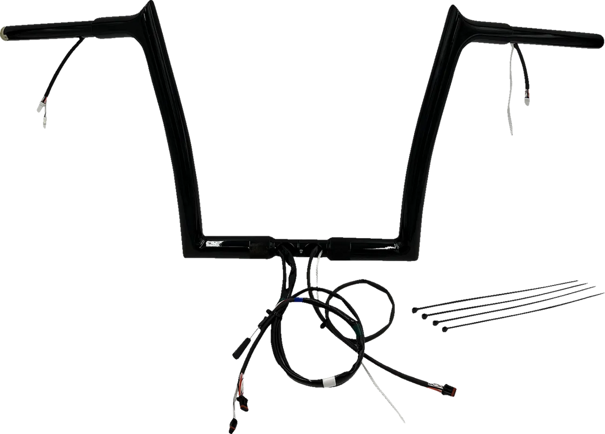 EZ Install Wired 1-1/4" Pointed Top Handlebar Kit - Road Glide 2021-2022