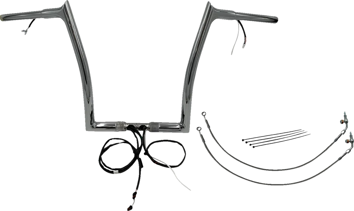 EZ Install Wired 1-1/4" Pointed Top Handlebar Kit - Road Glide & CVO 2016-2020