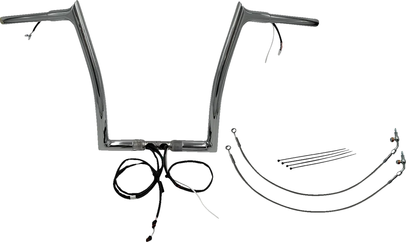 EZ Install Wired 1-1/4" Pointed Top Handlebar Kit - Road Glide & CVO 2016-2020