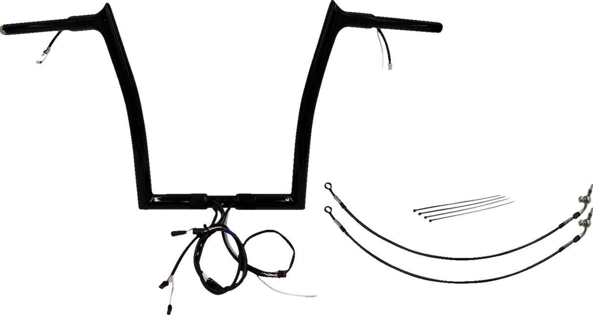 EZ Install Wired 1-1/4" Pointed Top Handlebar Kit - Road Glide & CVO 2016-2020