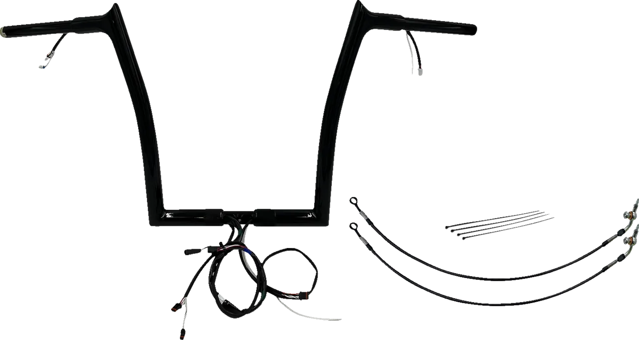 EZ Install Wired 1-1/4" Pointed Top Handlebar Kit - Road Glide & CVO 2016-2020