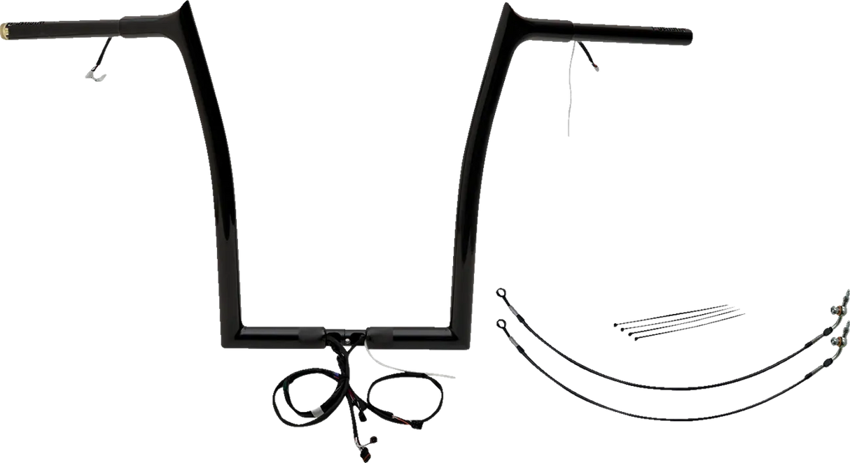 EZ Install Wired 1-1/4" Pointed Top Handlebar Kit - Road Glide & CVO 2016-2020