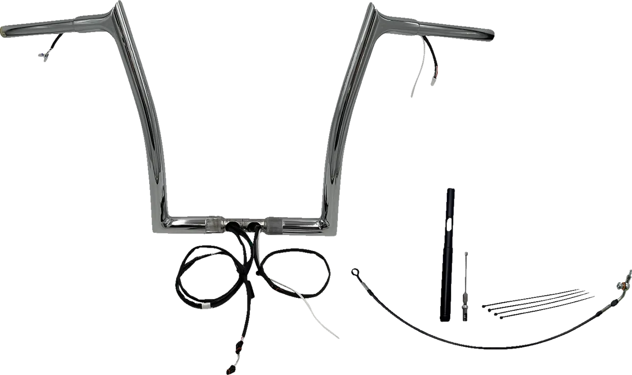 EZ Install Wired 1-1/4" Pointed Top Handlebar Kit - Road Glide 2021-2022