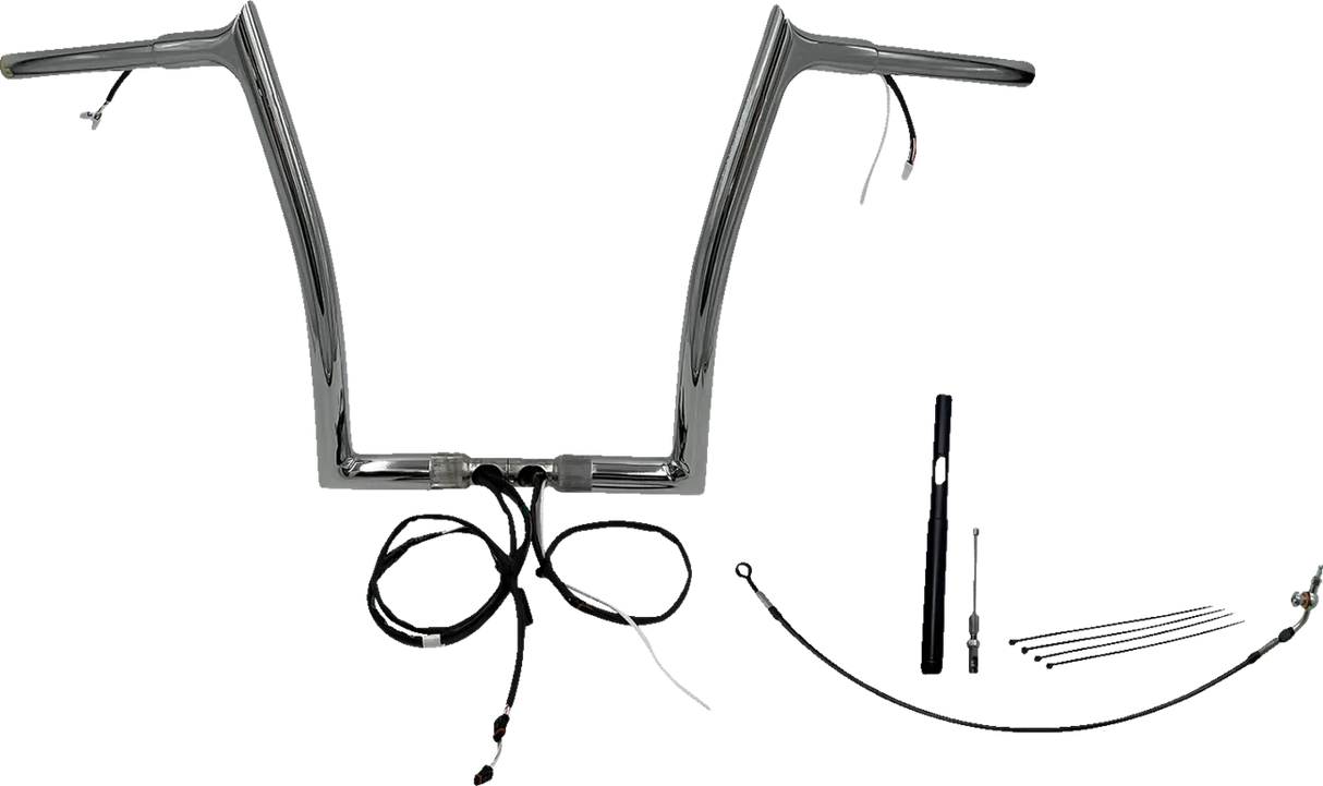 EZ Install Wired 1-1/4" Pointed Top Handlebar Kit - Road Glide 2021-2022