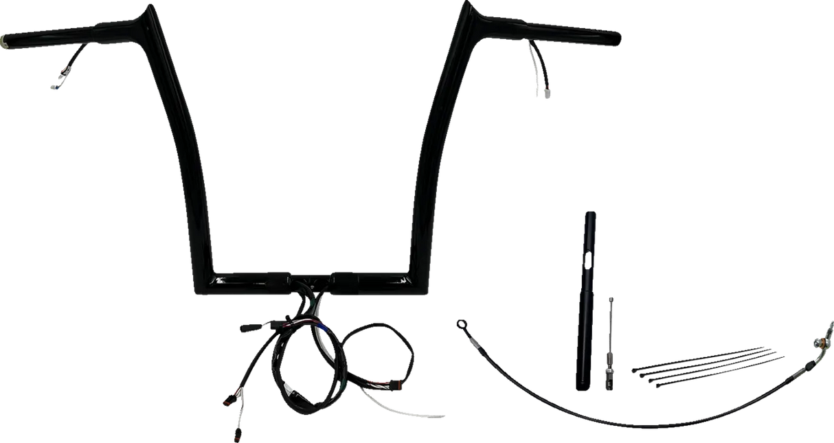 EZ Install Wired 1-1/4" Pointed Top Handlebar Kit - Road Glide 2021-2022