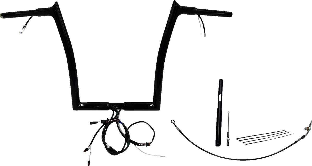 EZ Install Wired 1-1/4" Pointed Top Handlebar Kit - Road Glide 2021-2022
