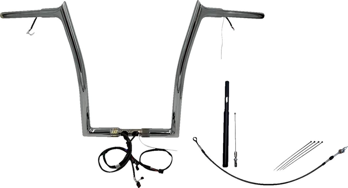 EZ Install Wired 1-1/4" Pointed Top Handlebar Kit - Road Glide 2021-2022