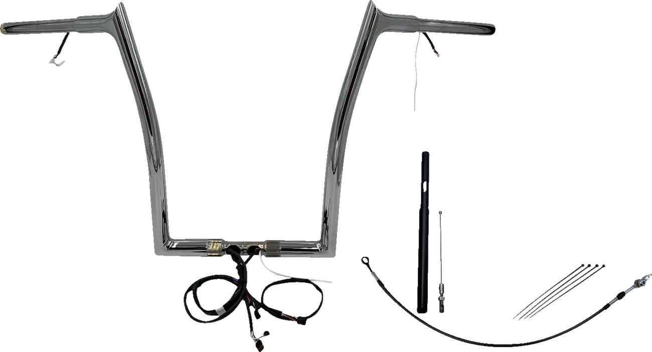 EZ Install Wired 1-1/4" Pointed Top Handlebar Kit - Road Glide 2021-2022