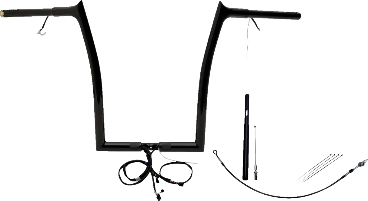 EZ Install Wired 1-1/4" Pointed Top Handlebar Kit - Road Glide 2021-2022