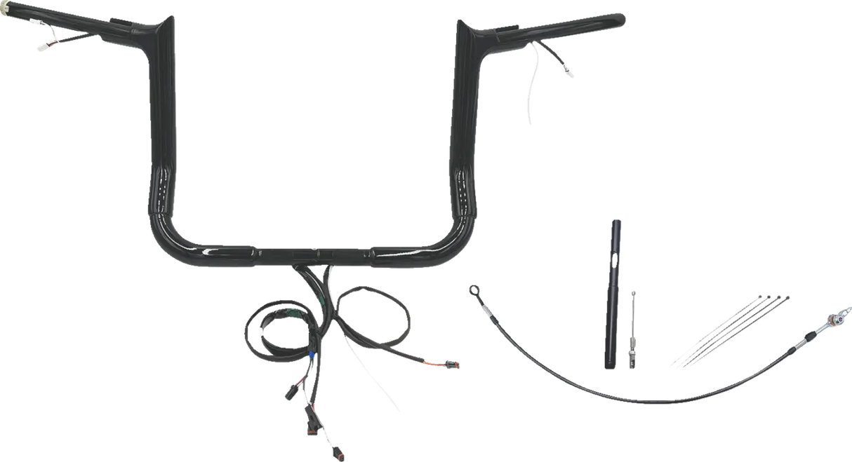 EZ Install Wired 1-1/2" Pointed Top Handlebar Kit - Electra, Street & Tri Glide 2021-2022