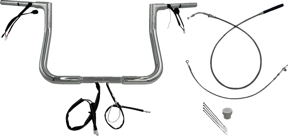 EZ Install Wired Handlebar Kit 1-1/4" Flat Top - Street Glide & CVO 2023-2025