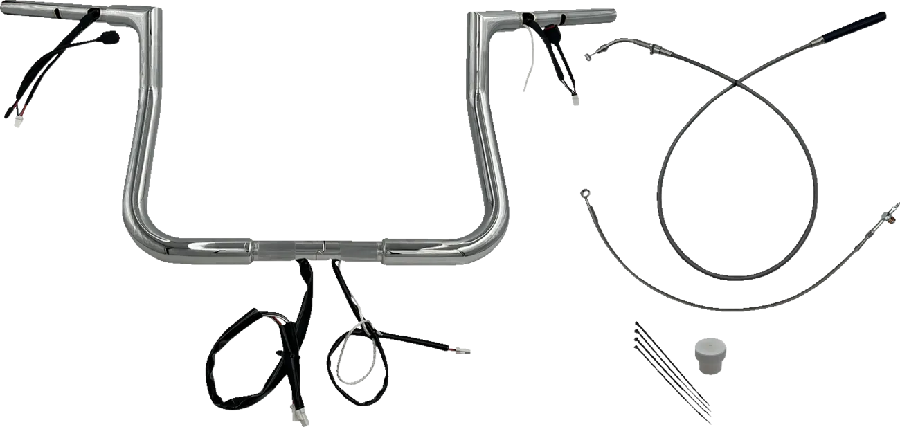 EZ Install Wired Handlebar Kit 1-1/4" Flat Top - Street Glide & CVO 2023-2025