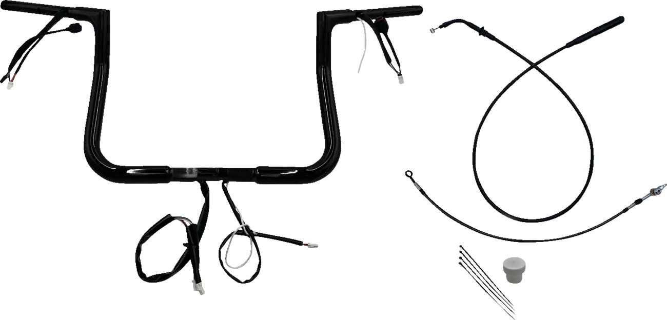EZ Install Wired Handlebar Kit 1-1/4" Flat Top - Street Glide & CVO 2023-2025