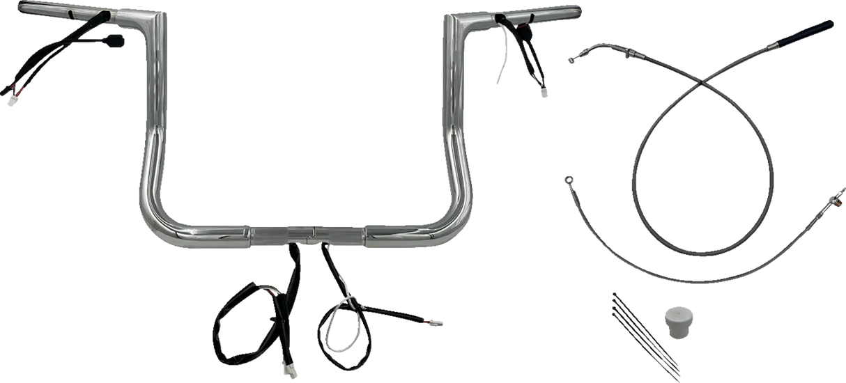 EZ Install Wired Handlebar Kit 1-1/4" Flat Top - Street Glide & CVO 2023-2025