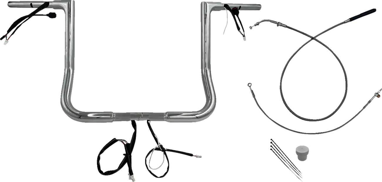 EZ Install Wired Handlebar Kit 1-1/4" Flat Top - Street Glide & CVO 2023-2025