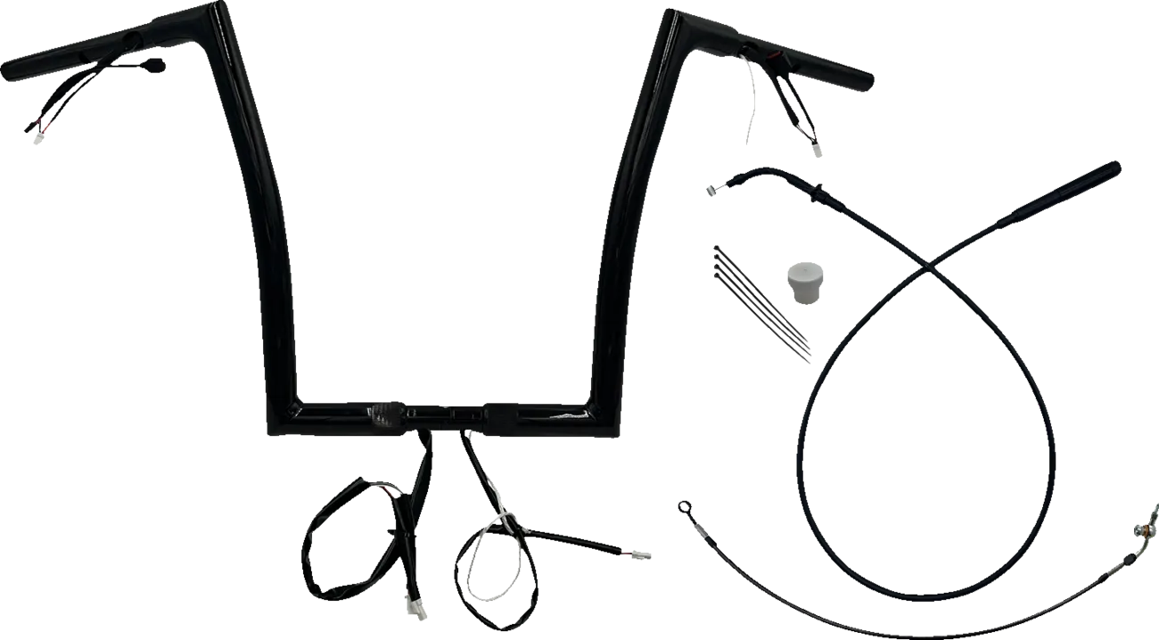 EZ Install Wired Handlebar Kit 1-1/4" Flat Top - Road Glide & CVO 2023-2025