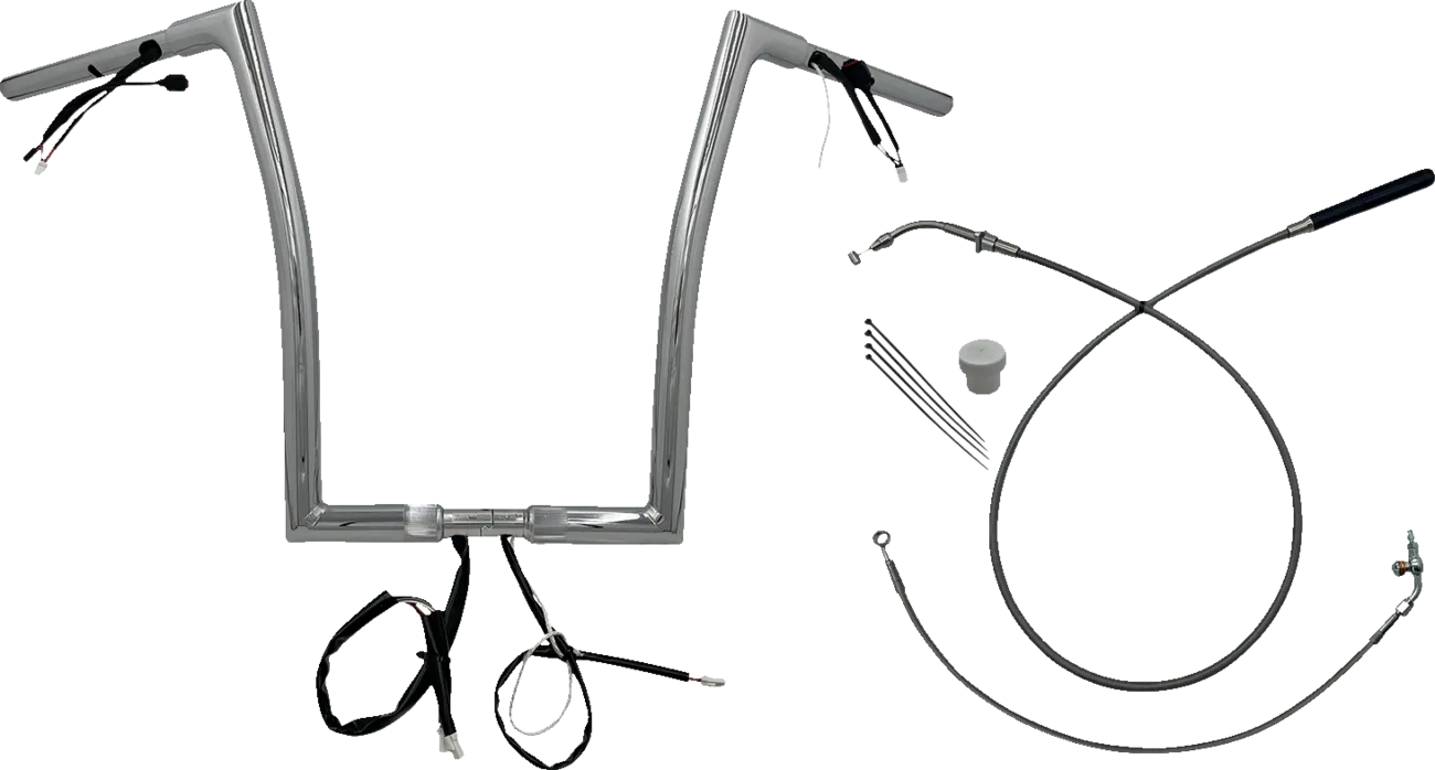 EZ Install Wired Handlebar Kit 1-1/4" Flat Top - Road Glide & CVO 2023-2025