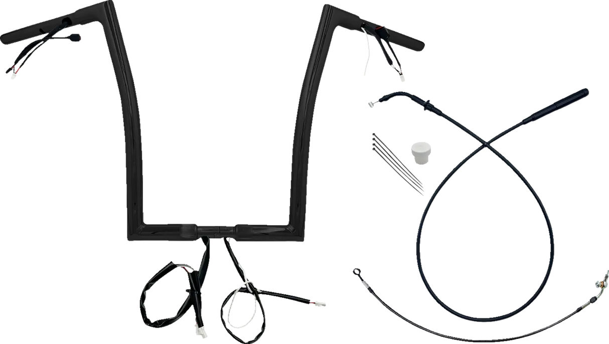 EZ Install Wired Handlebar Kit 1-1/4" Flat Top - Road Glide & CVO 2023-2025