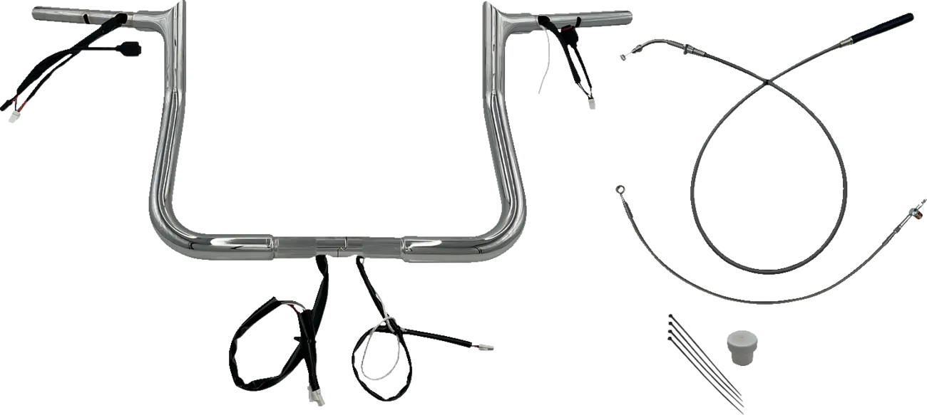 EZ Install Wired 1-1/4" Pointed Top Handlebar - Street Glide & CVO 2023-2025