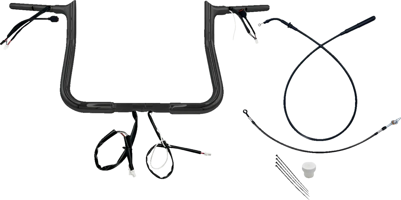 EZ Install Wired 1-1/4" Pointed Top Handlebar - Street Glide & CVO 2023-2025