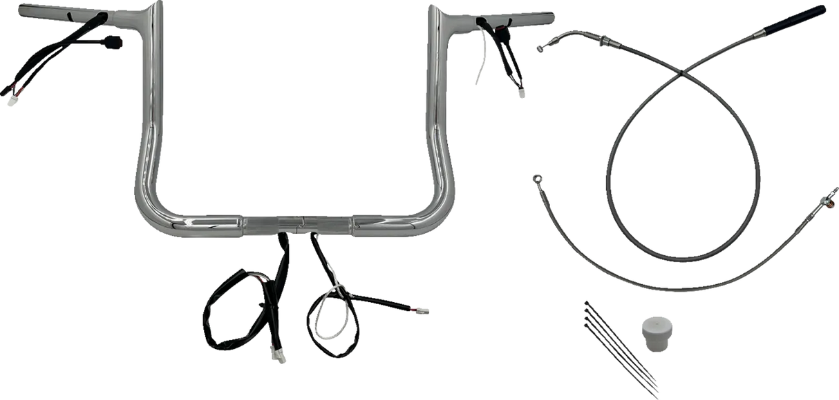 EZ Install Wired 1-1/4" Pointed Top Handlebar - Street Glide & CVO 2023-2025