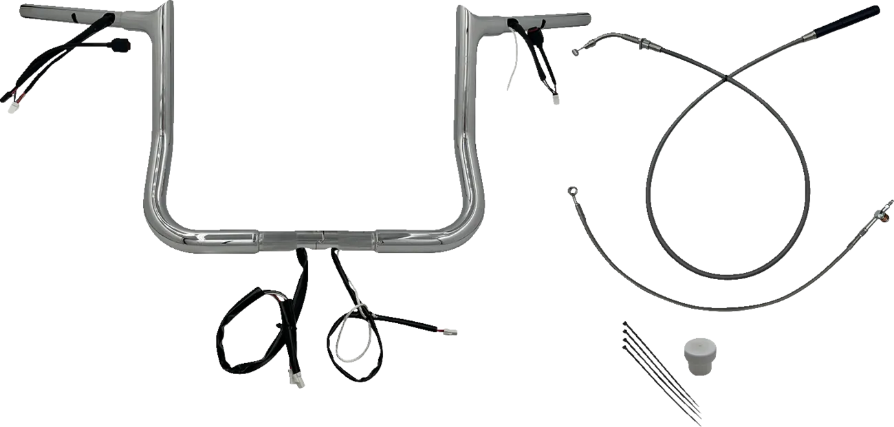 EZ Install Wired 1-1/4" Pointed Top Handlebar - Street Glide & CVO 2023-2025